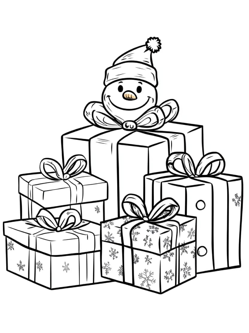 Coloriage Cadeau Gratuit