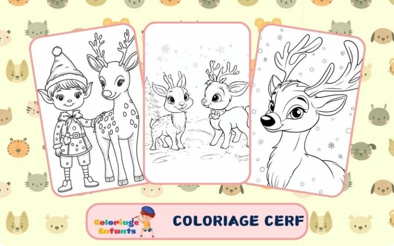 Coloriage Cerf