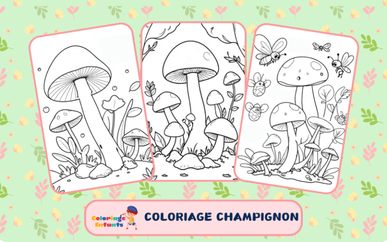 Coloriage Champignon