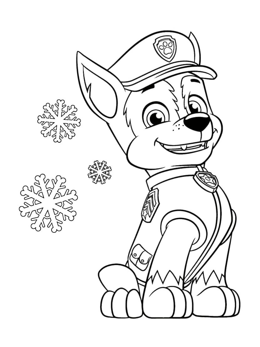 Coloriage Chase Gratuit Pour Les Enfants