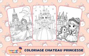 Coloriage Chateau Princesse