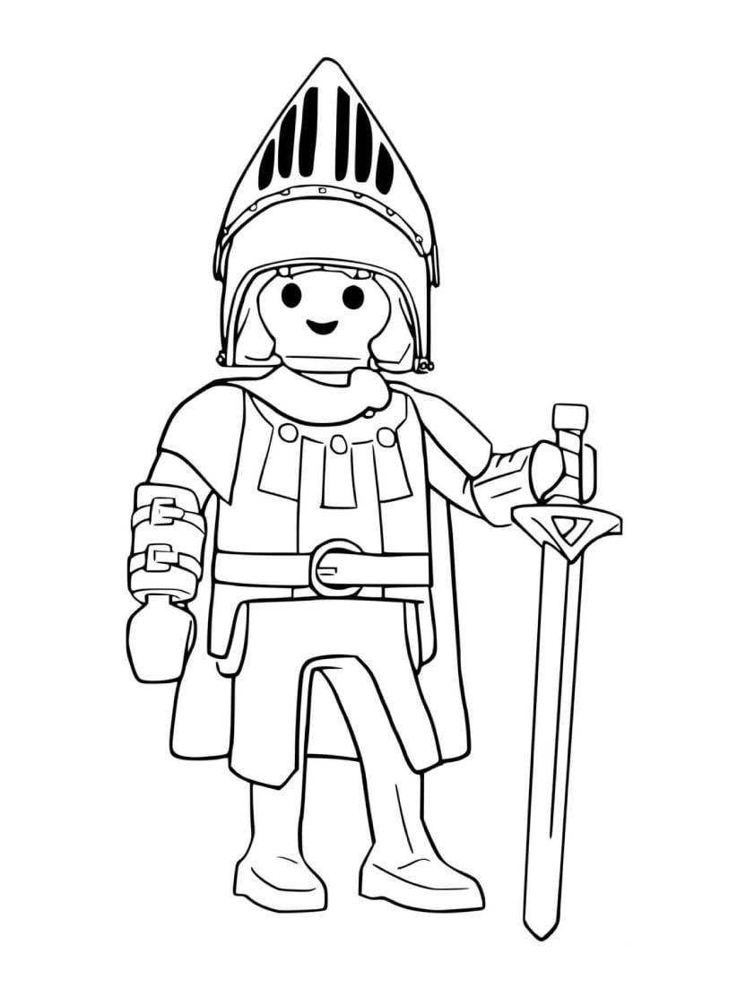 Coloriage Chevalier Pour Enfants