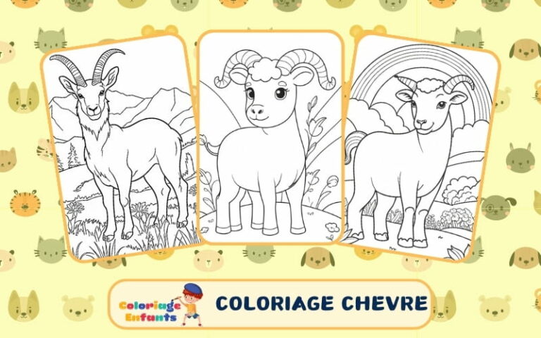 Coloriage Chevre