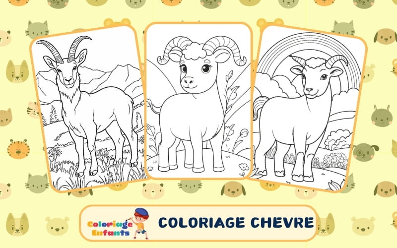 Coloriage Chevre