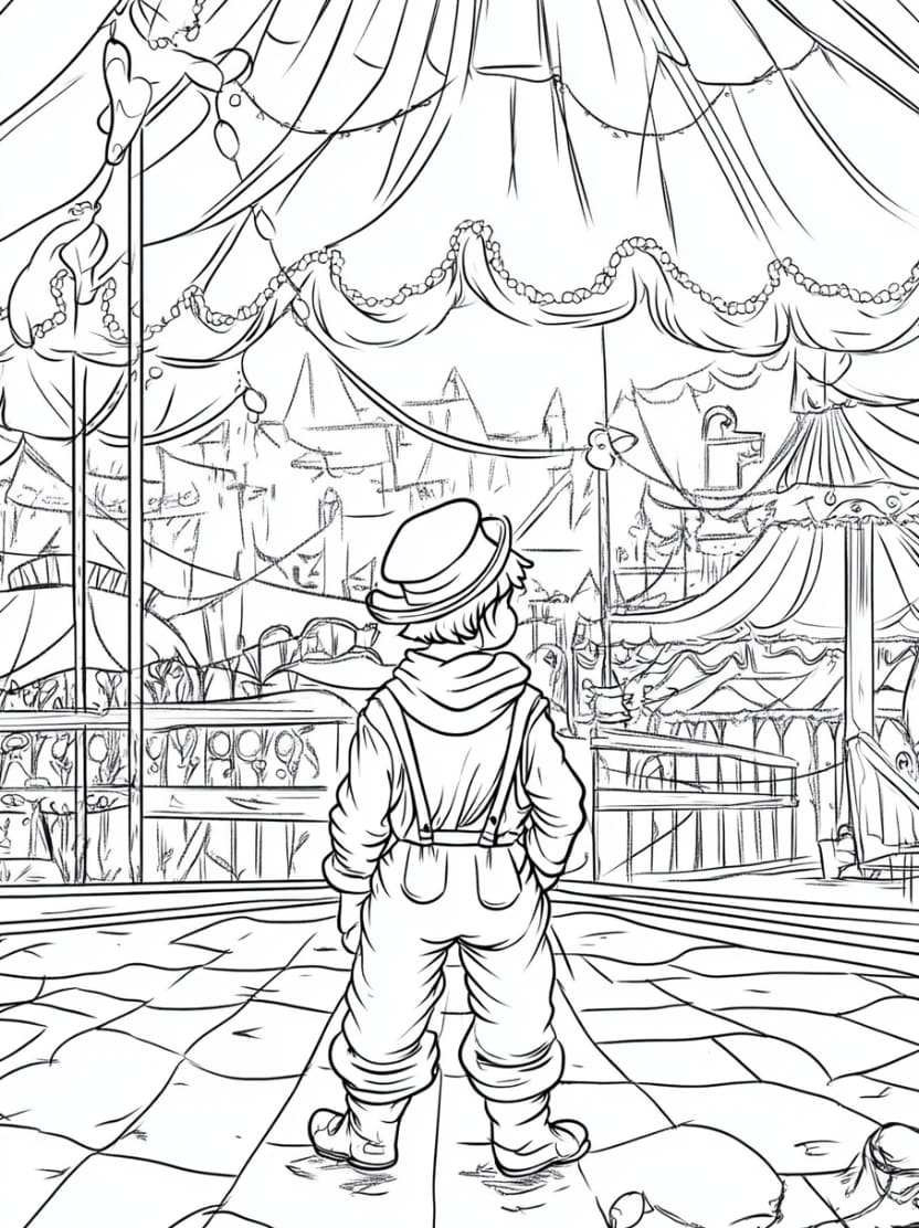 Coloriage Cirque Gratuit