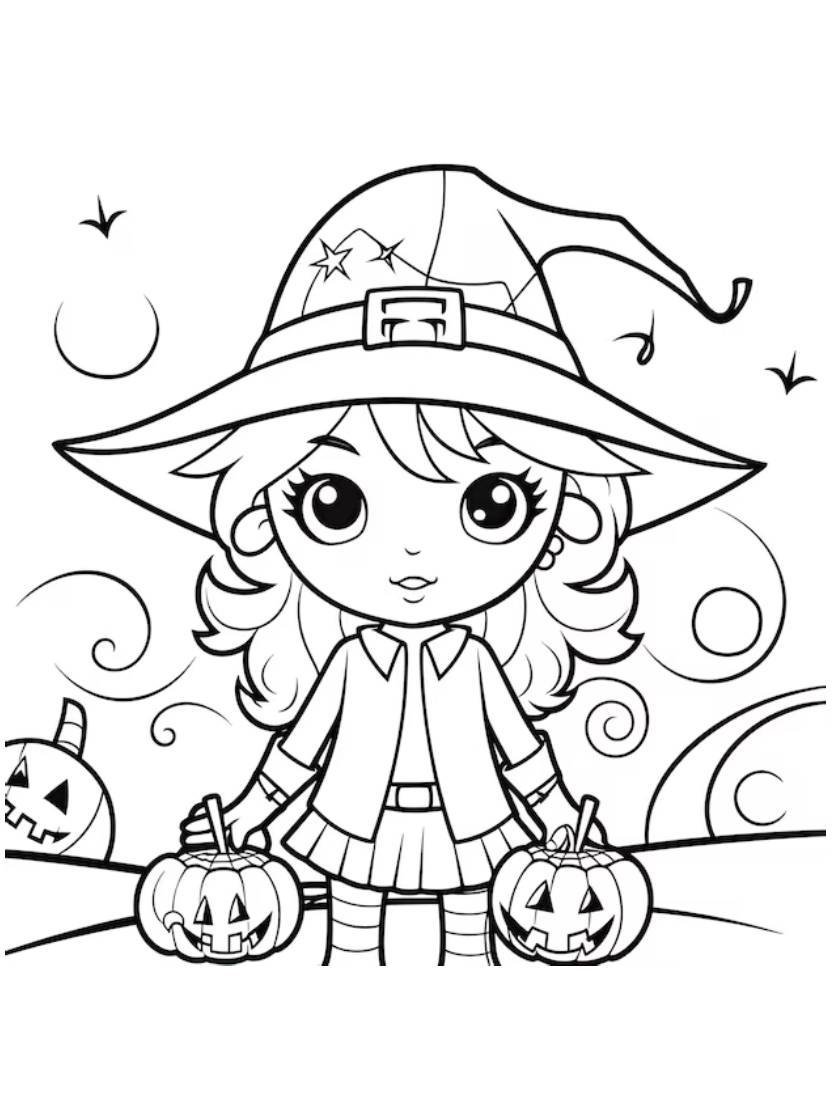 Coloriage Citrouille Halloween Beau