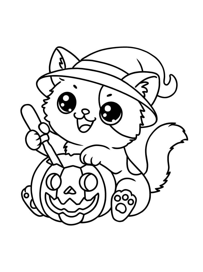 Coloriage Citrouille Halloween Gratuit Enfants