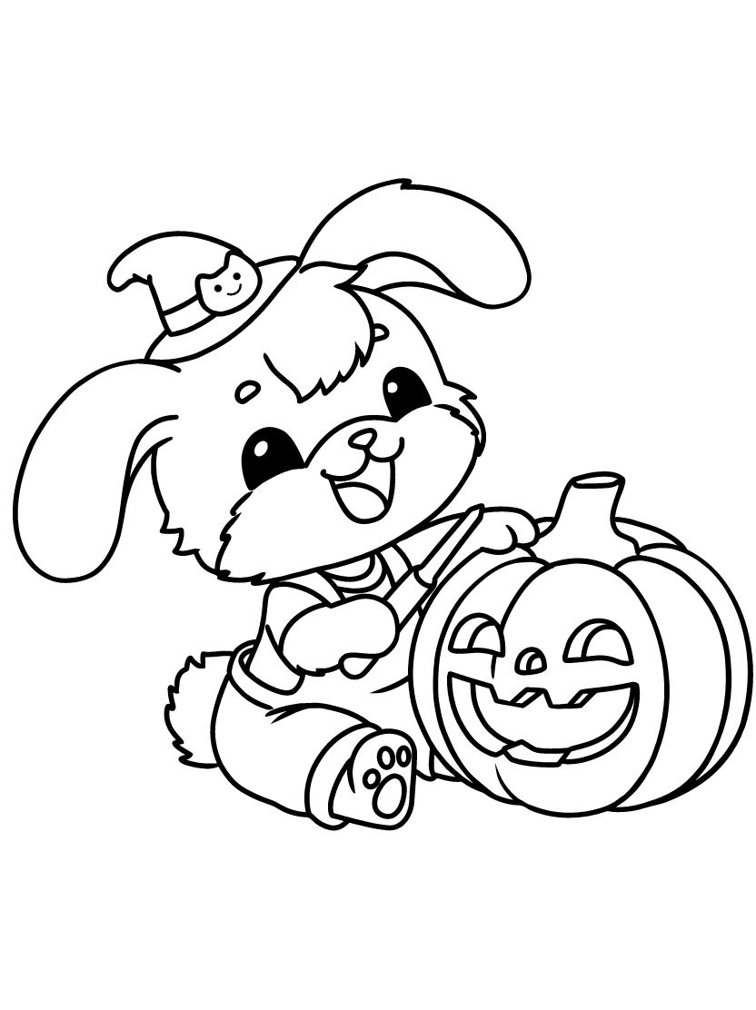 Coloriage Citrouille Halloween Libre