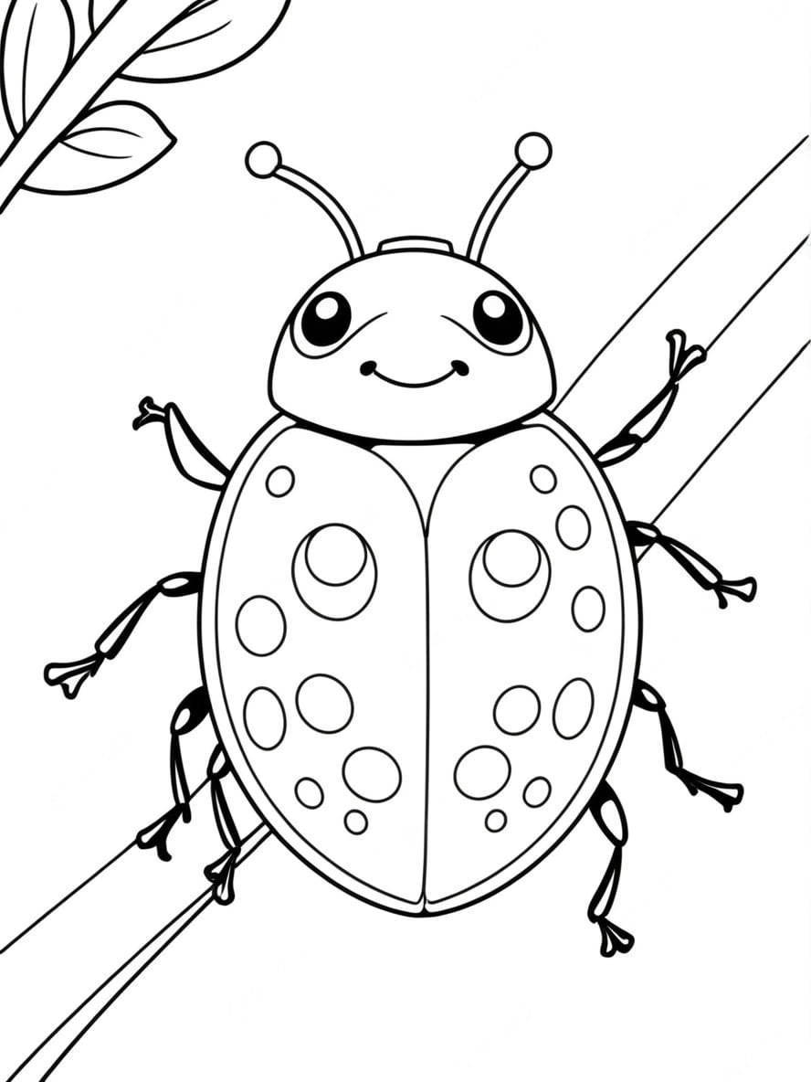 Coloriage Coccinelle