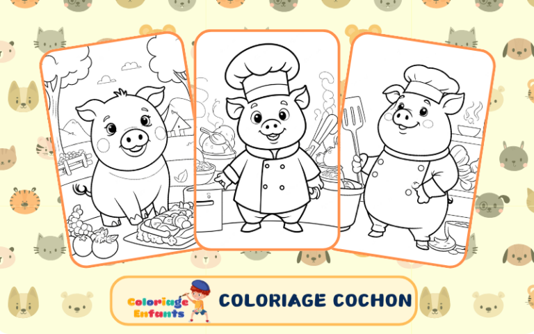 Coloriage Cochon