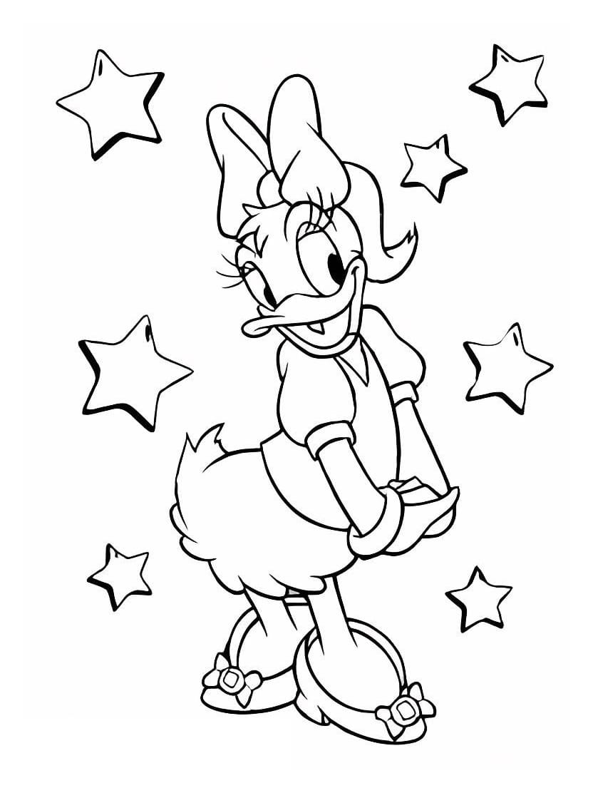 Coloriage Daisy Eblouissante