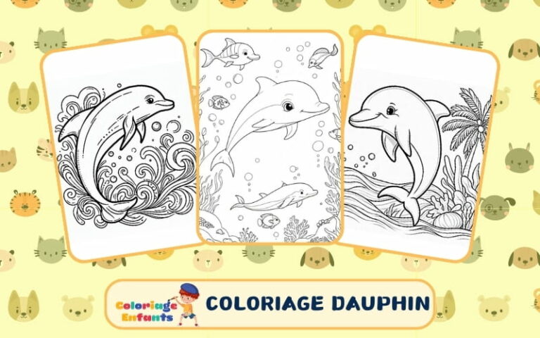 Coloriage Dauphin