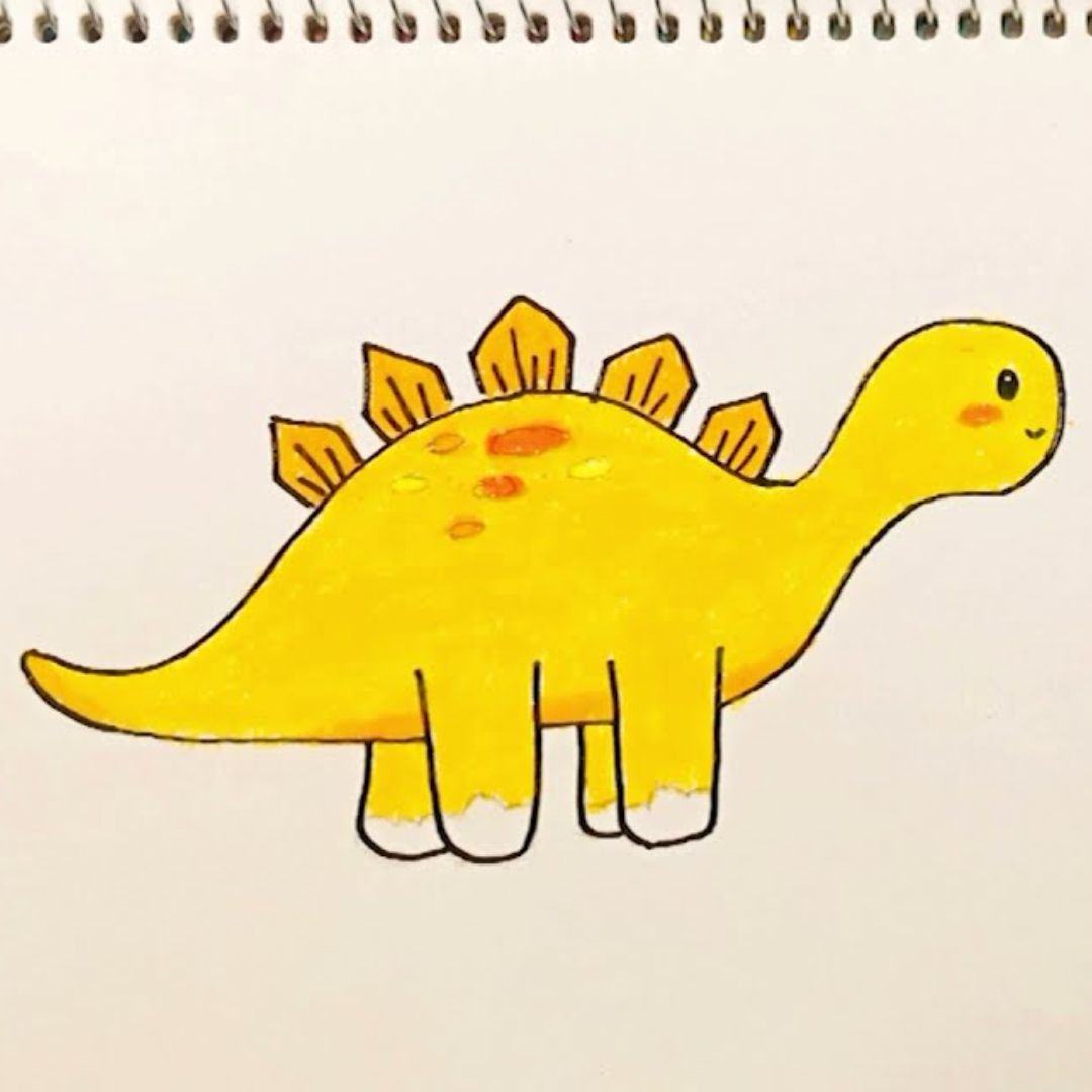 Coloriage Dinosaure Enfants