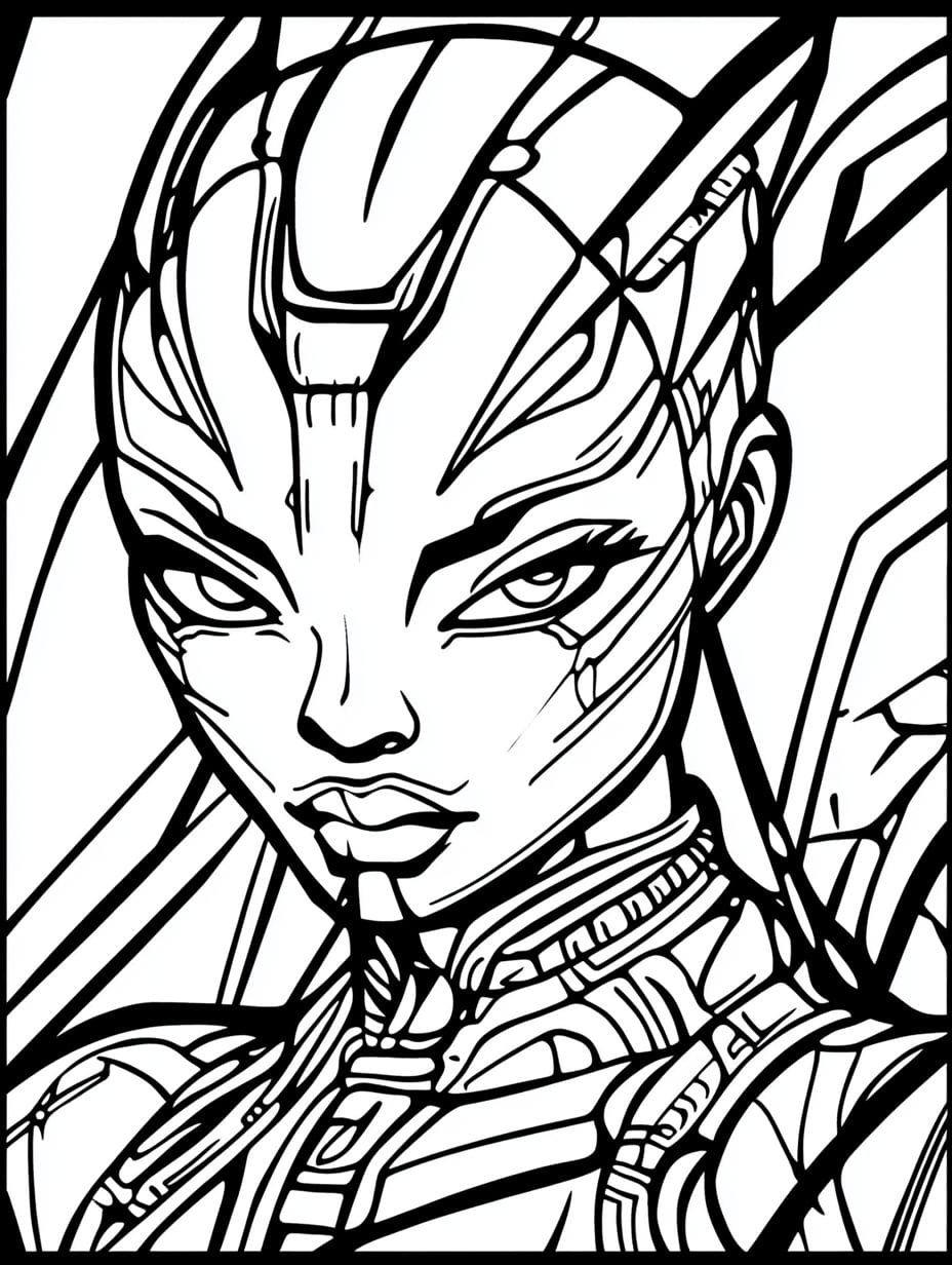 Coloriage Dora Milaje