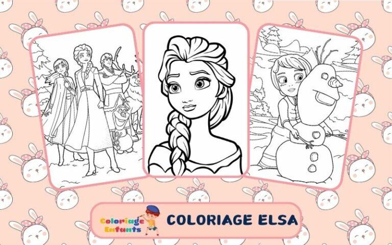 Coloriage Elsa