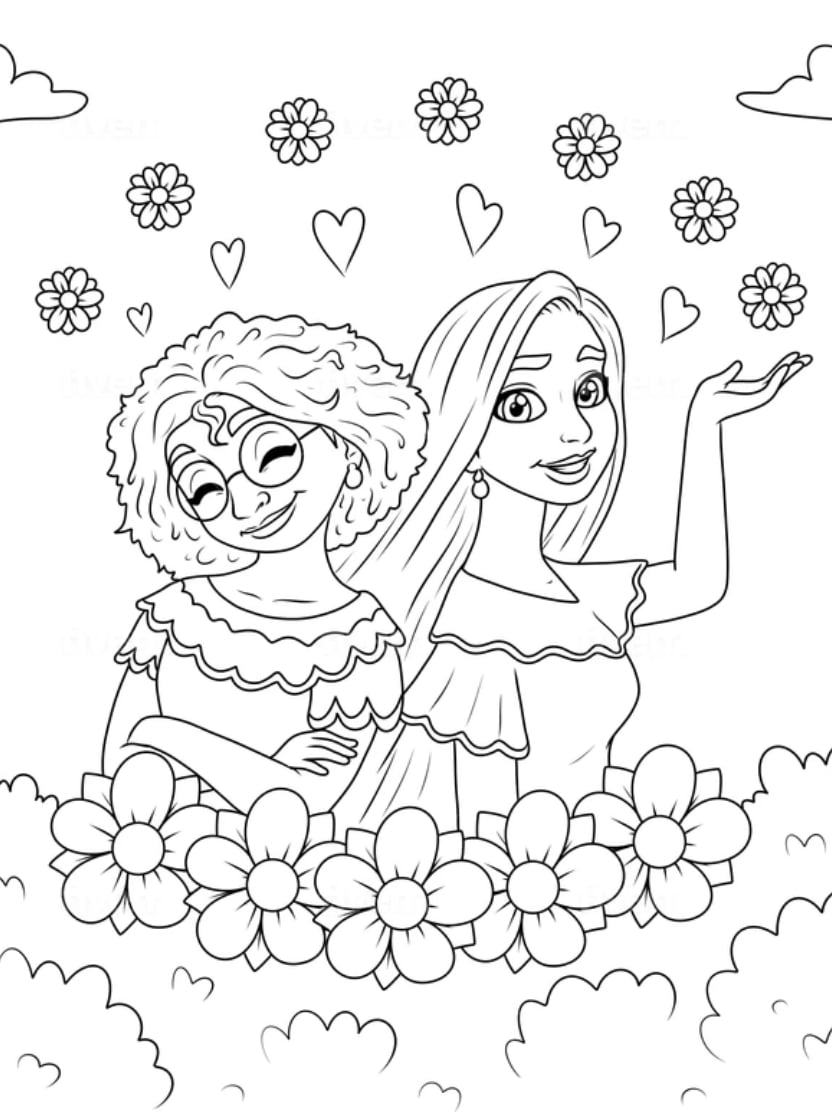 Coloriage Encanto Pour Enfant