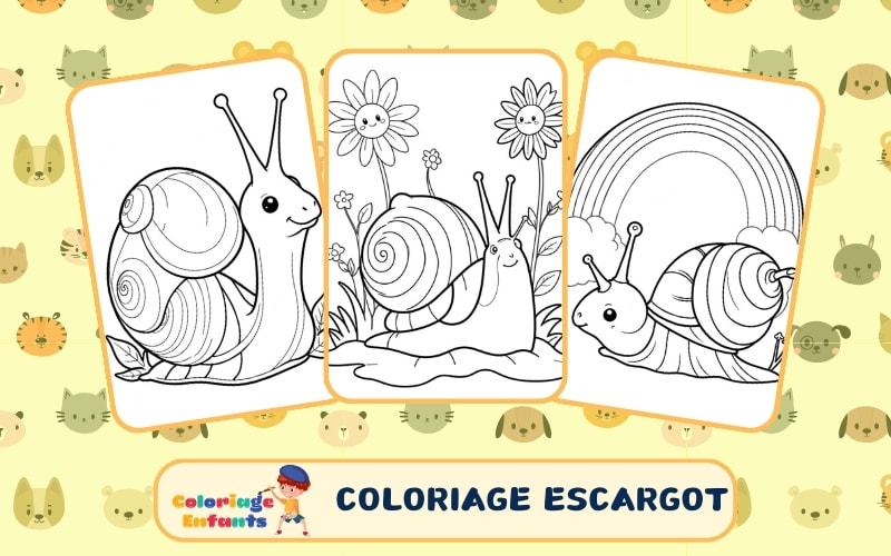 Coloriage Escargot