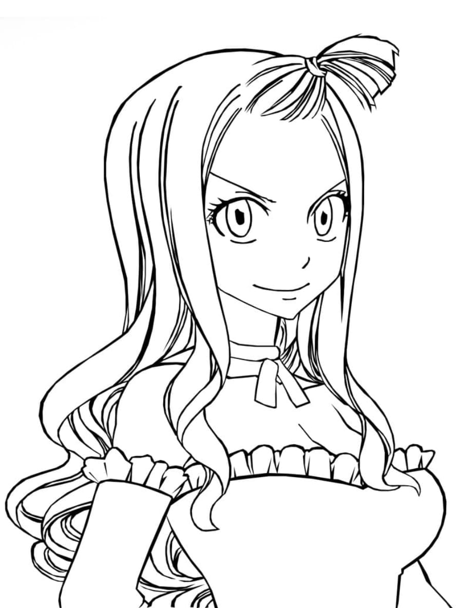 Coloriage Fairy Tail Mirajane