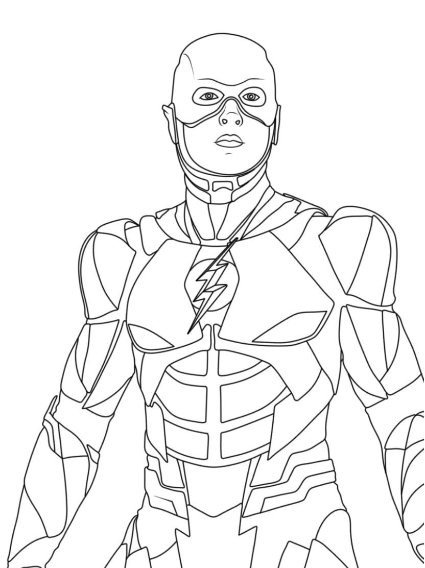 Coloriage Flash Pour Fans