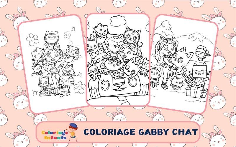 Coloriage Gabby Chat