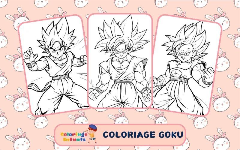 Coloriage Goku Gratuit