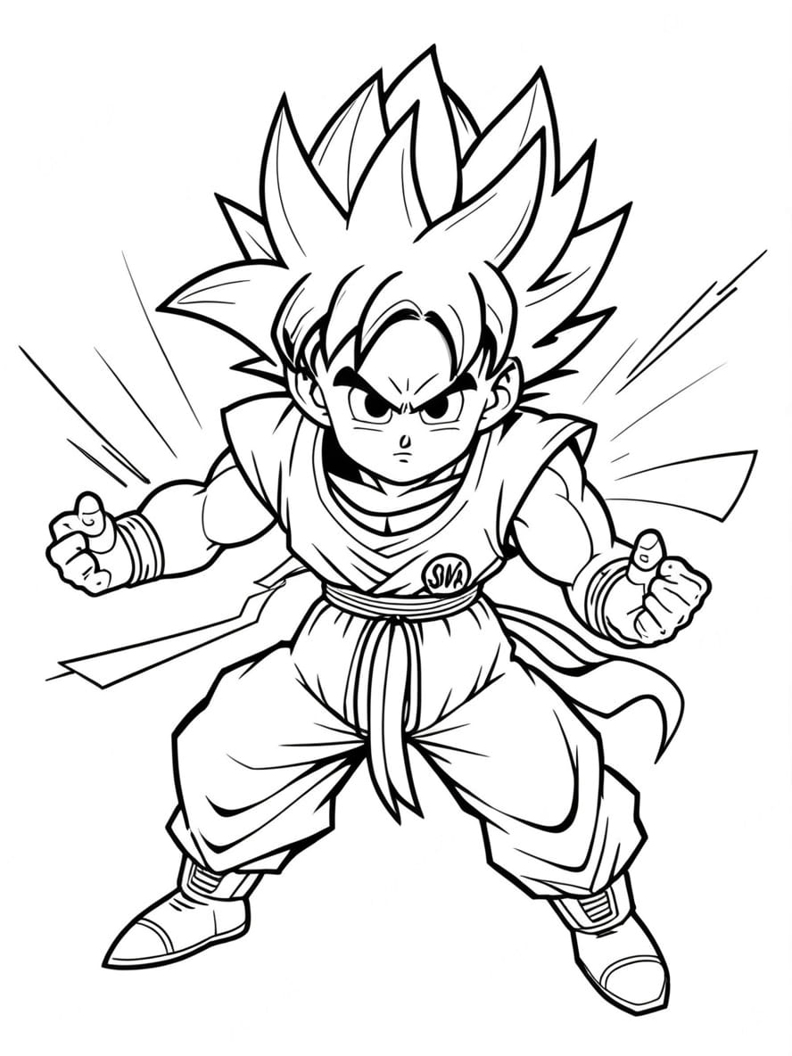 Coloriage Goku