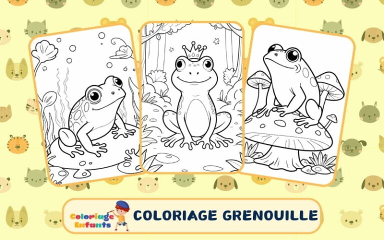 Coloriage Grenouille