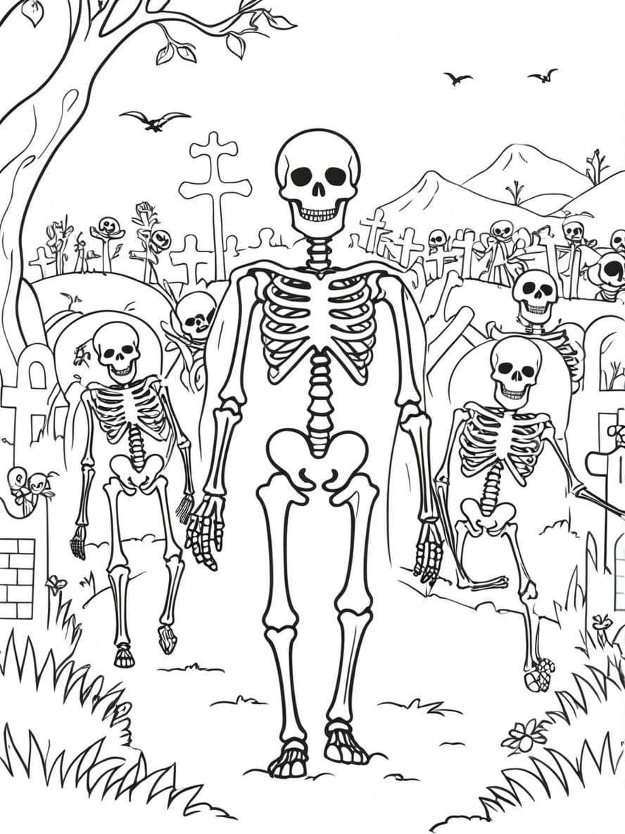 Coloriage Halloween Qui Fait Peur Enfants