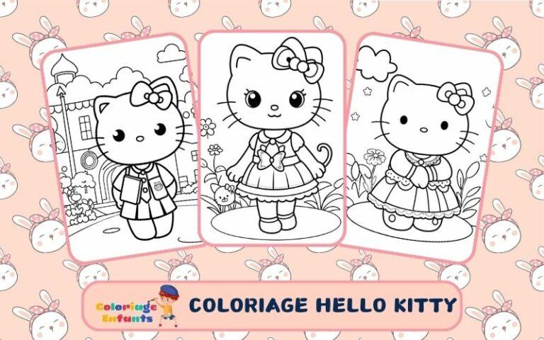 Coloriage Hello Kitty