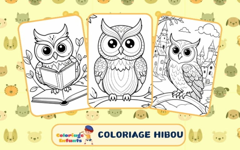 Coloriage Hibou