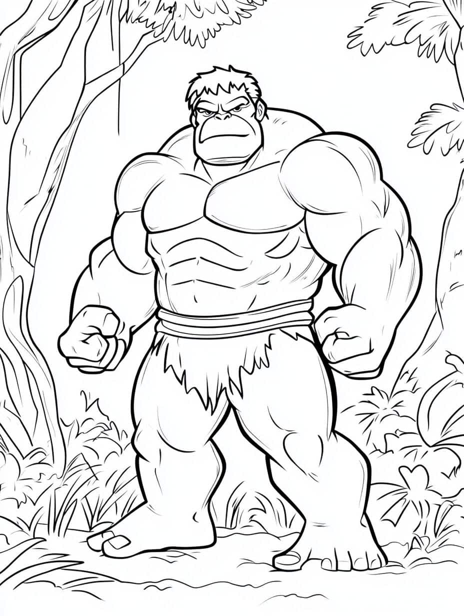 Coloriage Hulk Et Villain