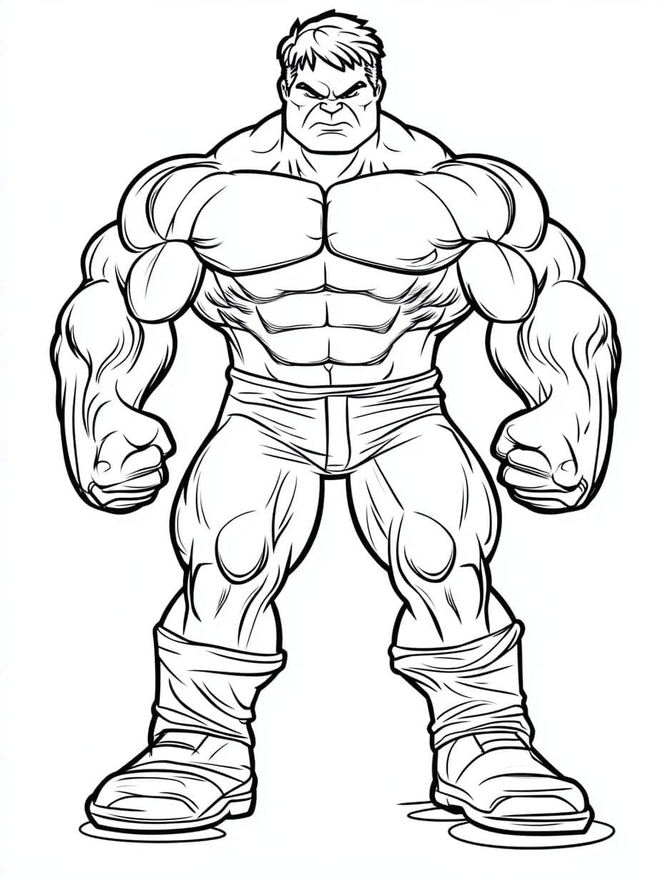 Coloriage Hulk Pour Enfants