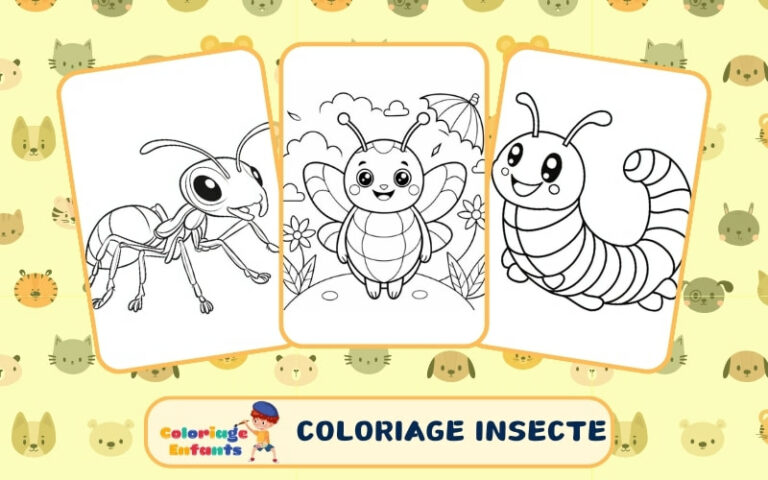 Coloriage Insecte