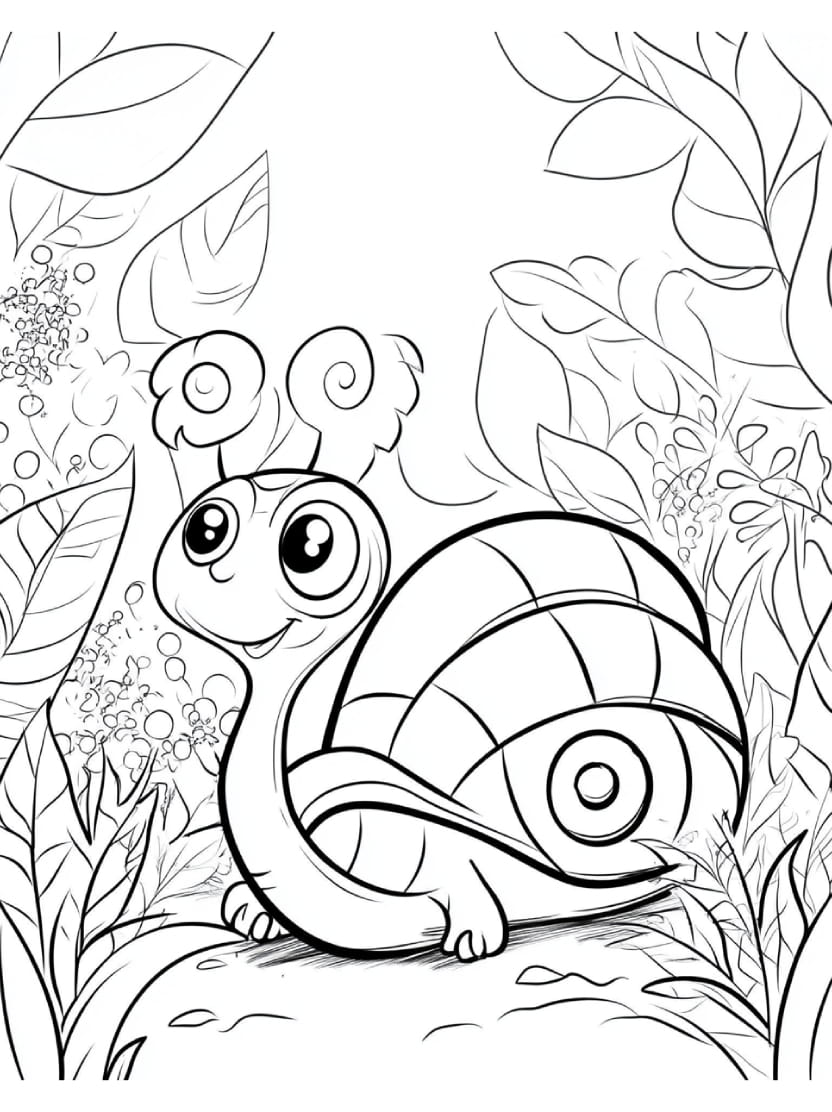 Coloriage Insecte A Imprimer Escargot