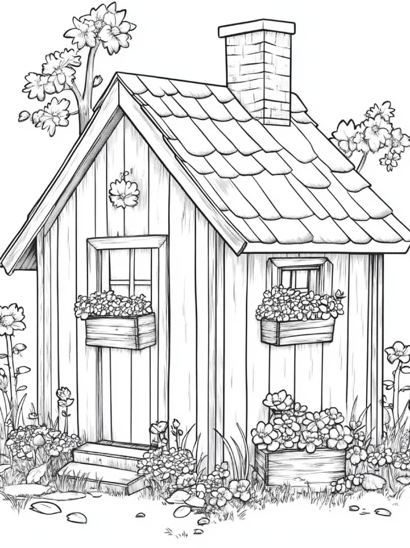 Coloriage Jardin Gratuit Pour Enfant