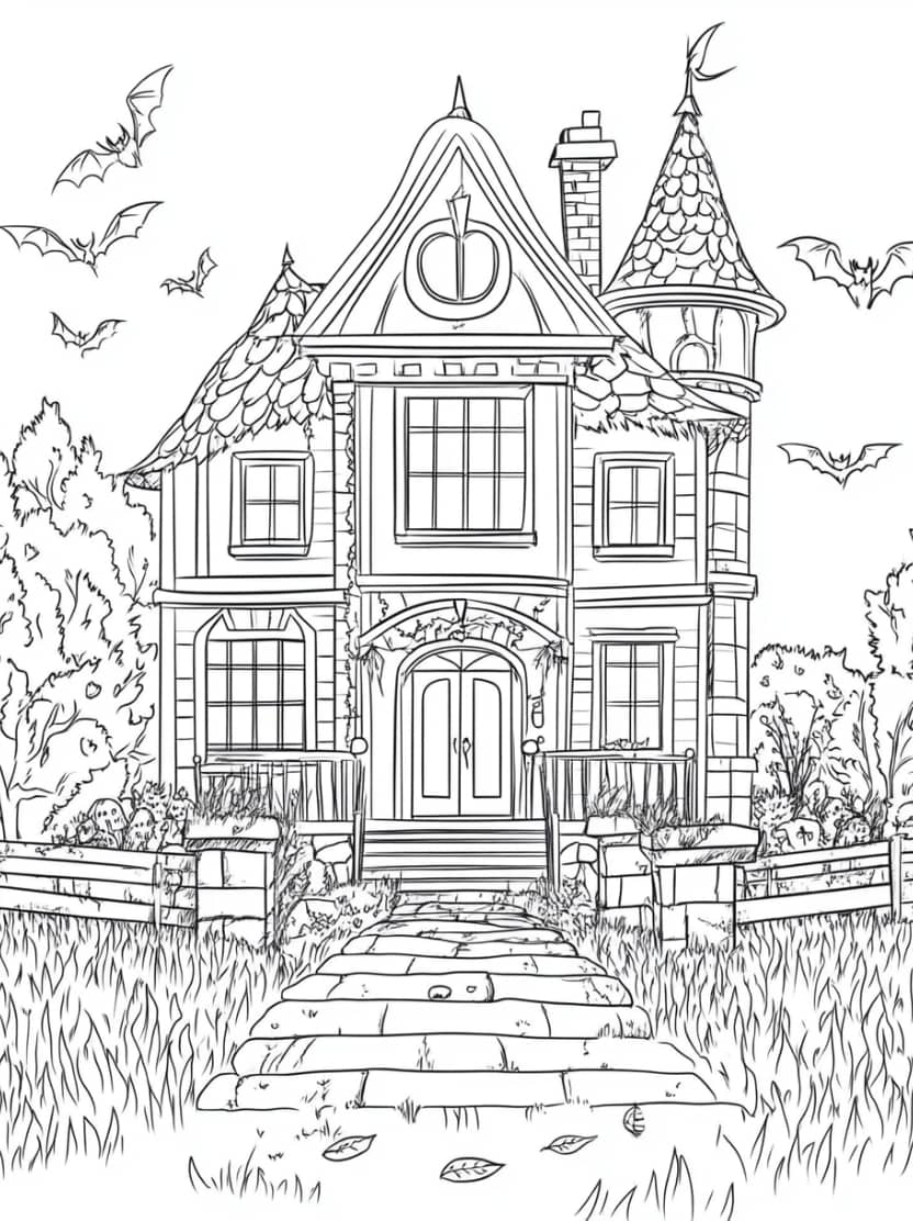 Coloriage Jardin Horrifique