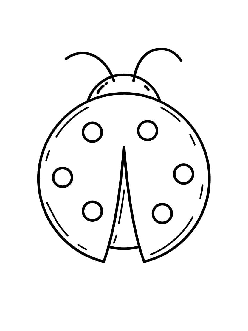 Coloriage Ladybug Artistique Gratuit Pour Enfant