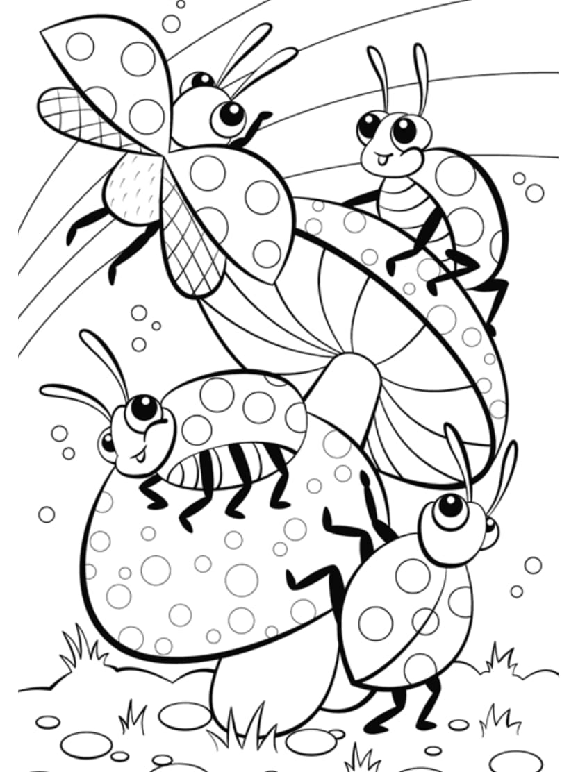 Coloriage Ladybug Et Amis