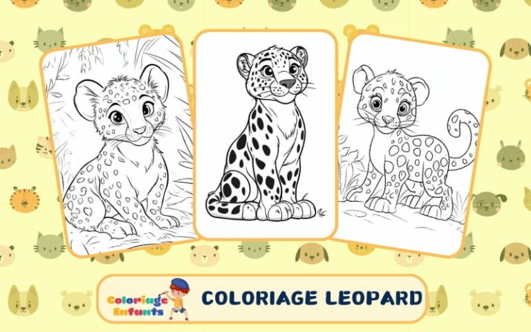 Coloriage Leopard