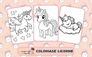 Coloriage Licorne