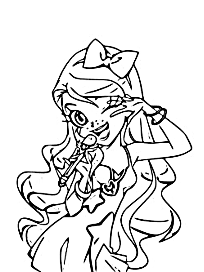 Coloriage Lolirock Apporte De La Joie