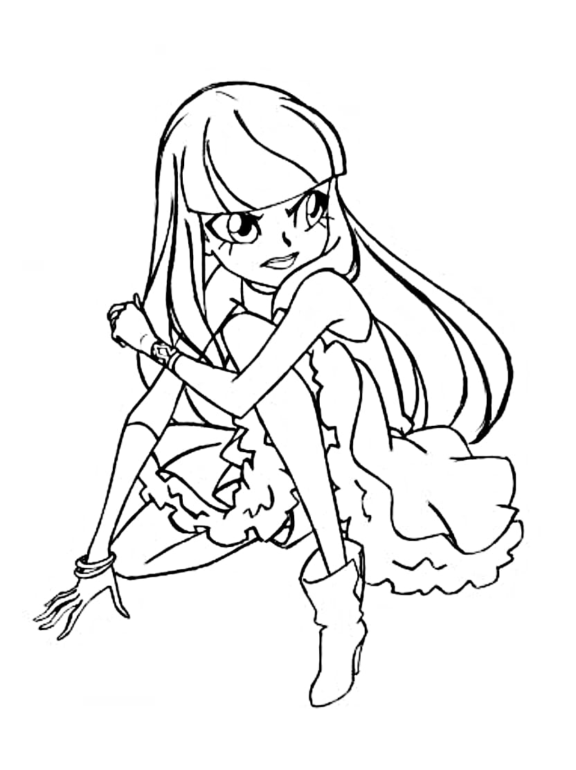 Coloriage Lolirock Avec Un Style Unique