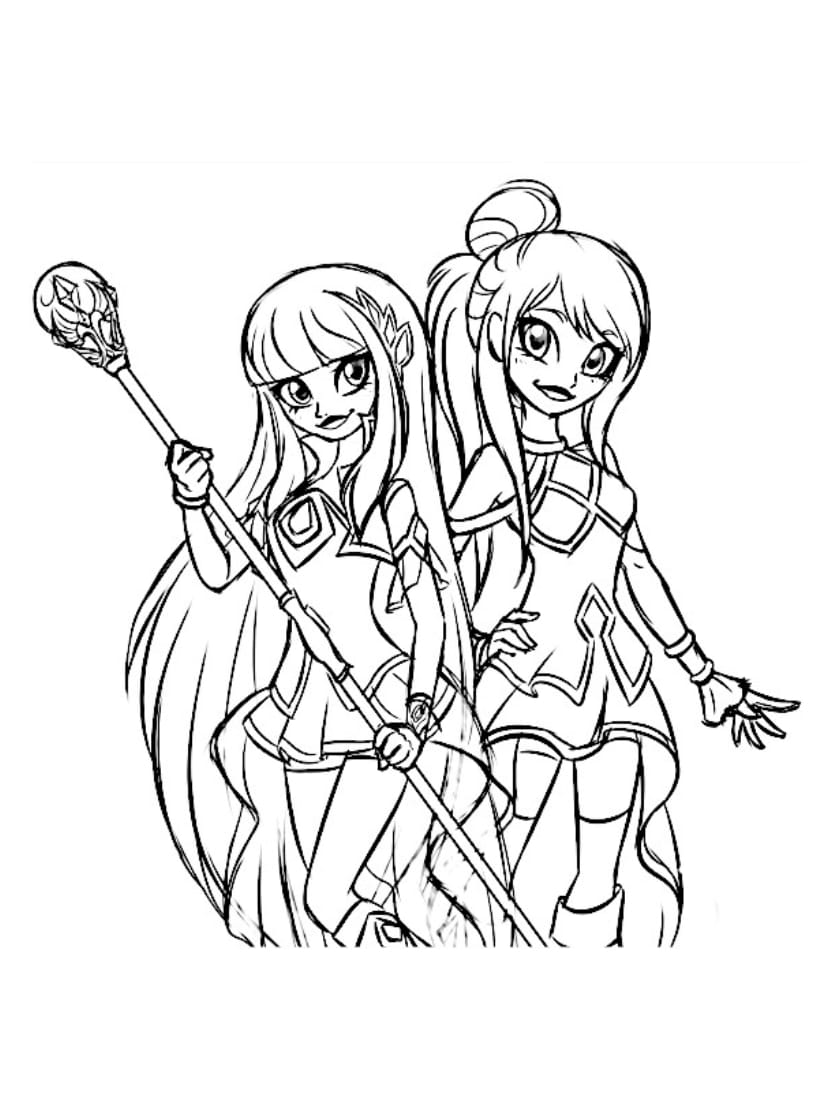 Coloriage Lolirock Histoires Pleines De Couleurs