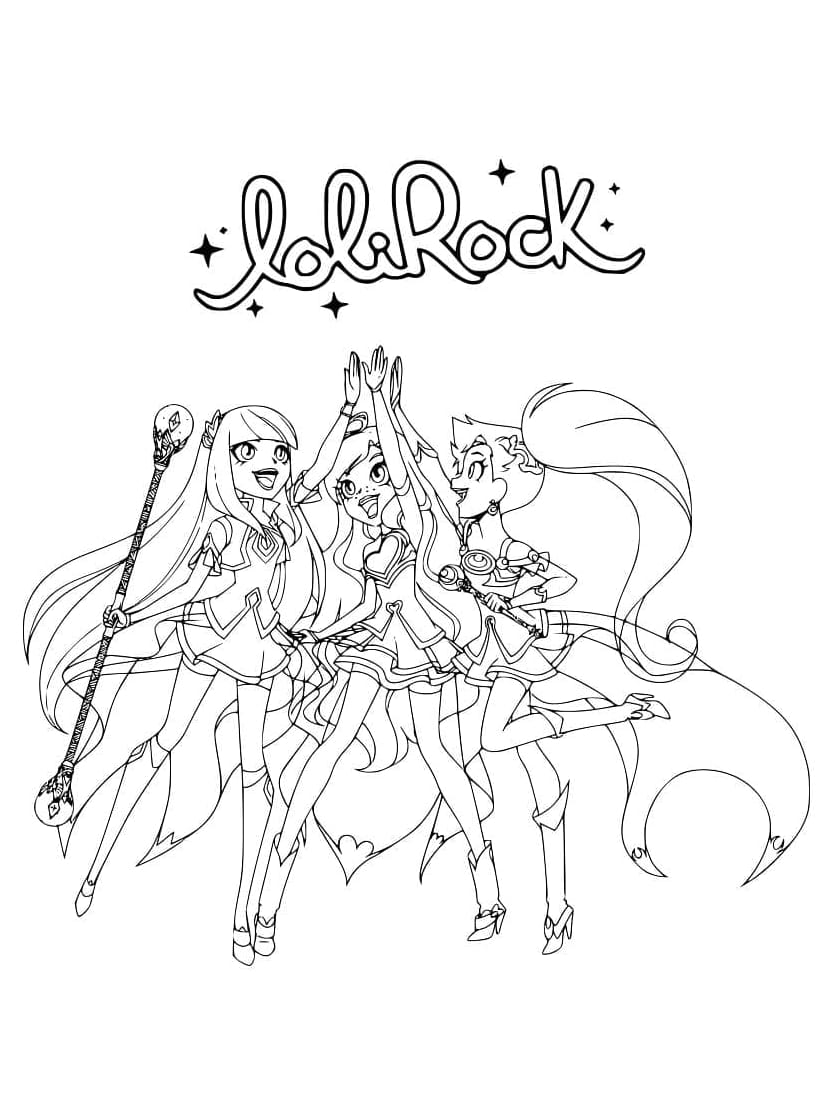 Coloriage Lolirock Vivez Une Experience Musicale