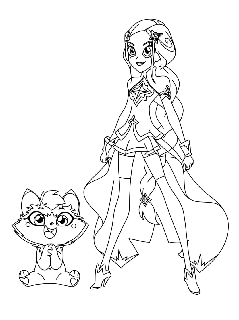 Coloriage Lolirock Voyage Magnifique