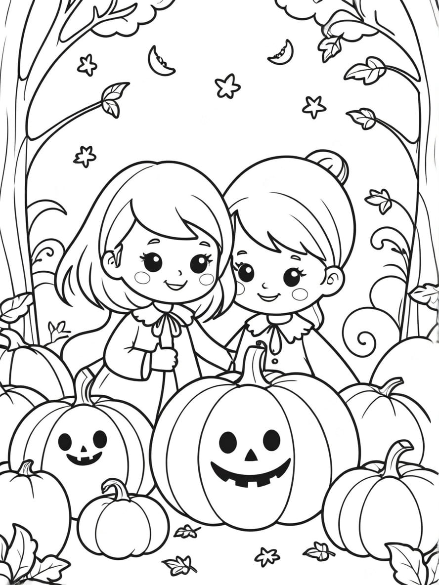 Coloriage Magique Halloween Art Pour Enfants