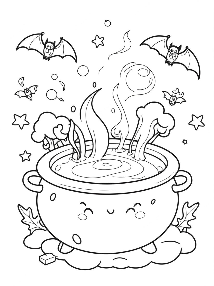 Coloriage Magique Halloween Et Chauve Souris