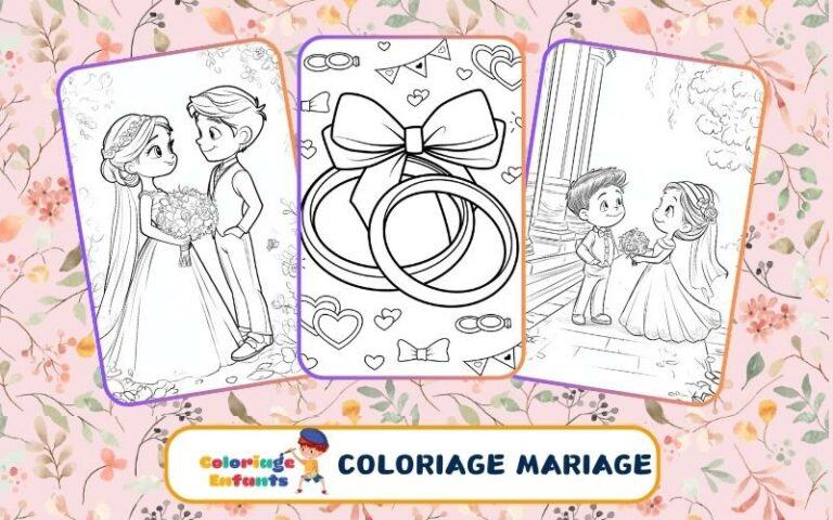 Coloriage Mariage