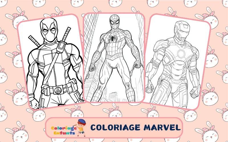 Coloriage Marvel