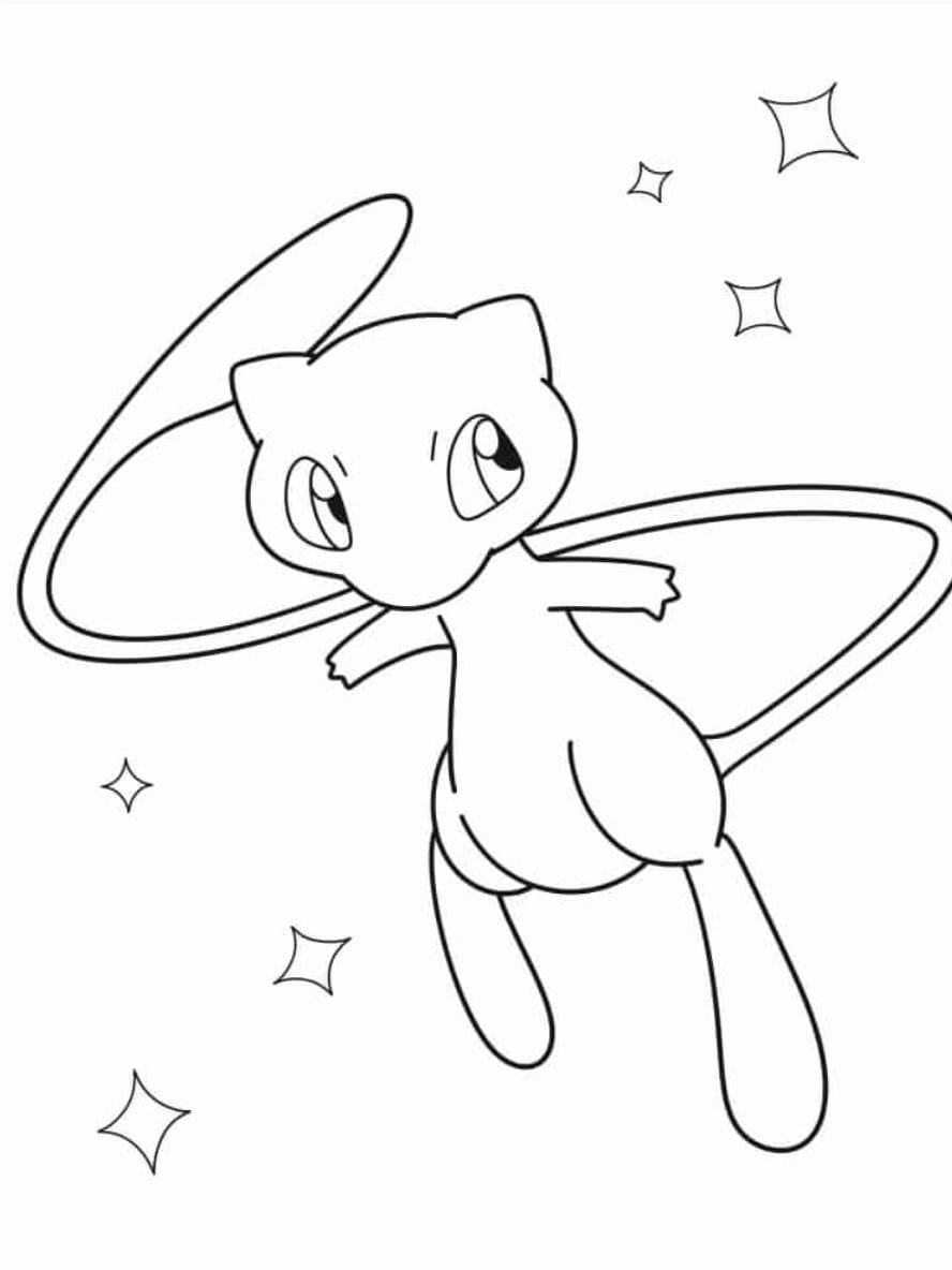 Coloriage Mew